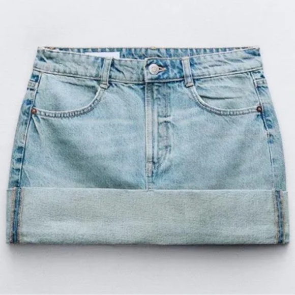Zara Dresses & Skirts - Zara Denim Mini Skirt